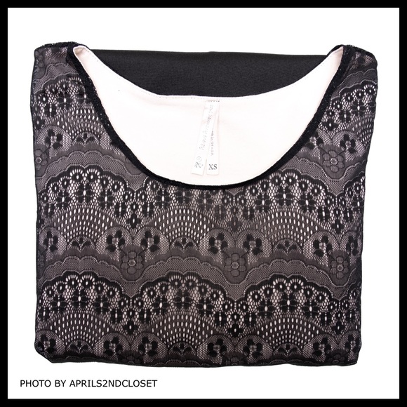 BLACK A-LINE LACE KNIT SHIFT SKATER BABYDOLL 80S RETRO MINI DRESS - Picture 5 of 8